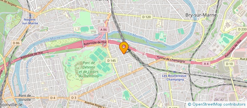 localisation de l'entreprise SCI FDS INVEST  CHAMPS-SUR-MARNE