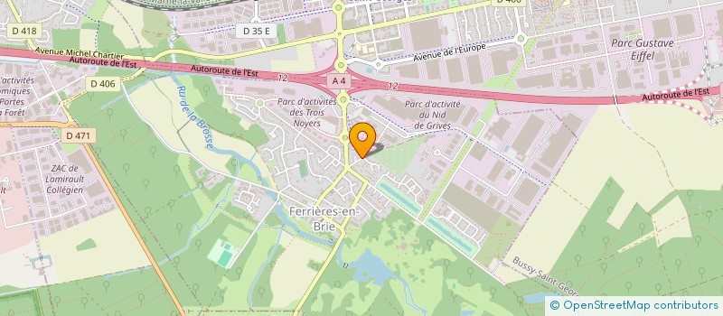 localisation de l'entreprise SCI FDSM  FERRIERES-EN-BRIE