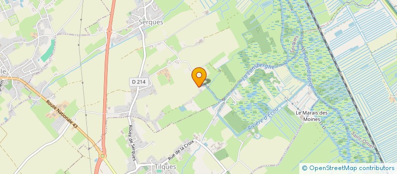 localisation de l'entreprise SCI FDTCE GUILBERT  SERQUES