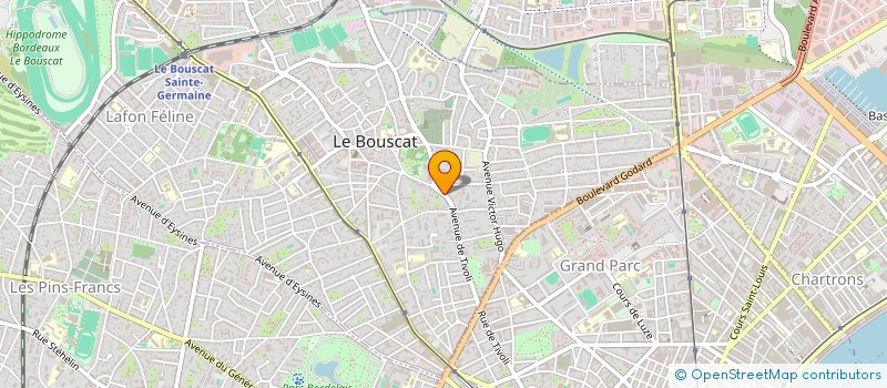 localisation de l'entreprise SCI FDTL  LE BOUSCAT