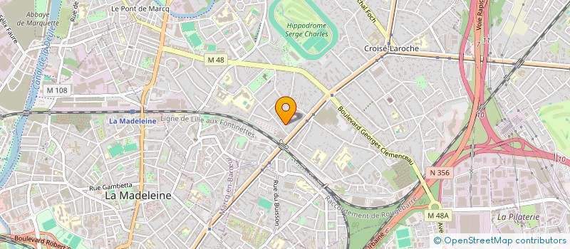 localisation de l'entreprise SCI FDW à MARCQ-EN-BARŒUL