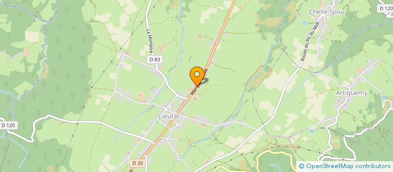 localisation de l'entreprise SCI FDYN  CIEUTAT