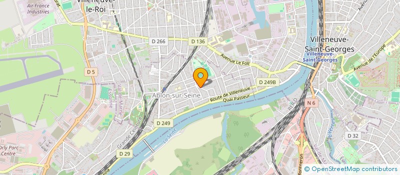 localisation de l'entreprise SCI FE  ABLON-SUR-SEINE