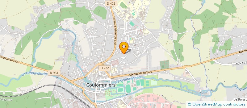 localisation de l'entreprise SCI FE&RI à COULOMMIERS