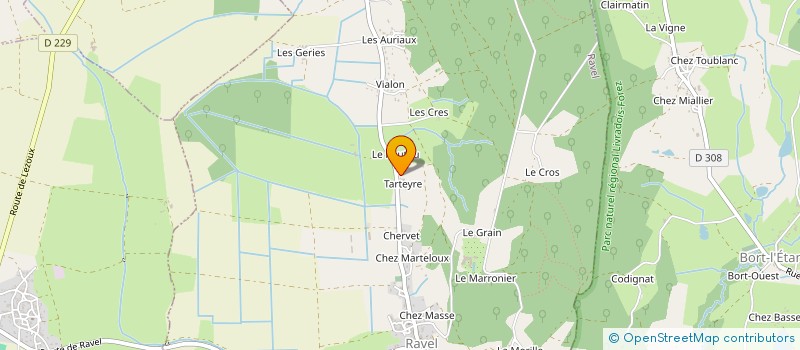 localisation de l'entreprise SCI FEAS  RAVEL