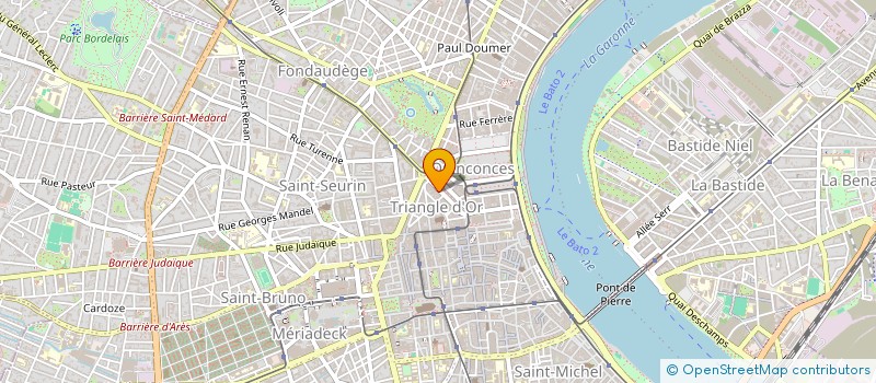 localisation de l'entreprise SCI FEAUGAS  BORDEAUX