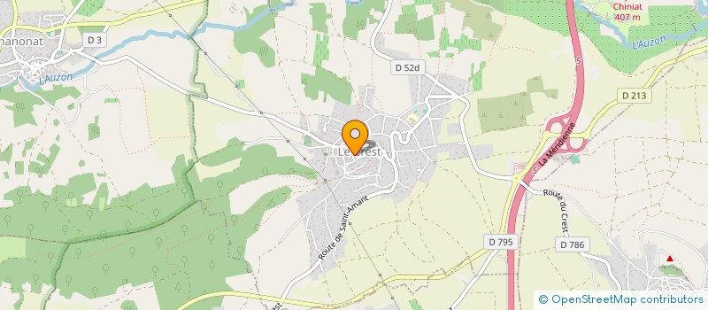 localisation de l'entreprise SCI FEB  COURNOLS