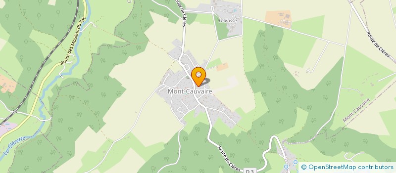 localisation de l'entreprise SCI FEBET  MONT-CAUVAIRE