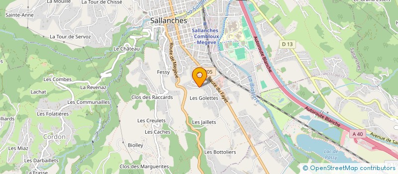 localisation de l'entreprise SCI FEBUR à SALLANCHES
