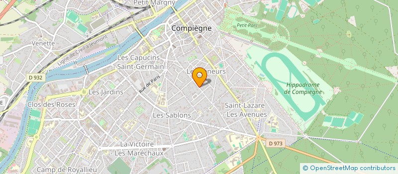 localisation de l'entreprise SCI FEBVRE  COMPIEGNE