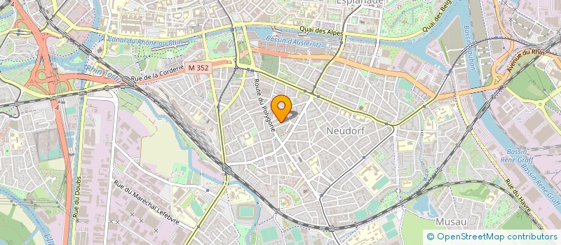 localisation de l'entreprise SCI FEBVRE VILLIERS  STRASBOURG