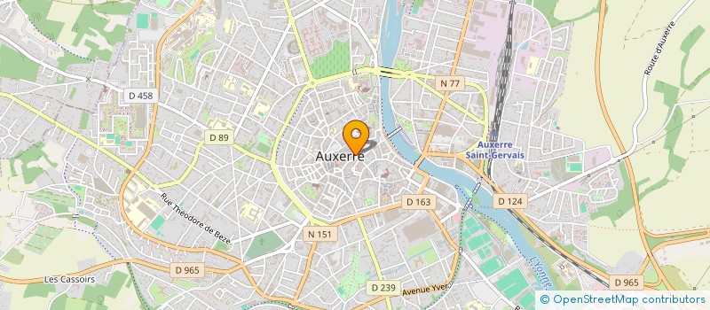 localisation de l'entreprise SCI FECAUDERIE à AUXERRE