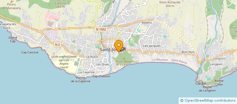localisation de l'entreprise SCI FECBL à SAINT-JOSEPH