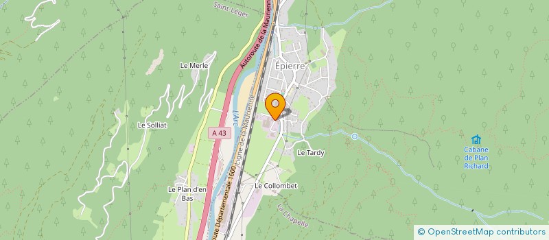 localisation de l'entreprise SCI FECHOZ FRISON ROCHE  EPIERRE