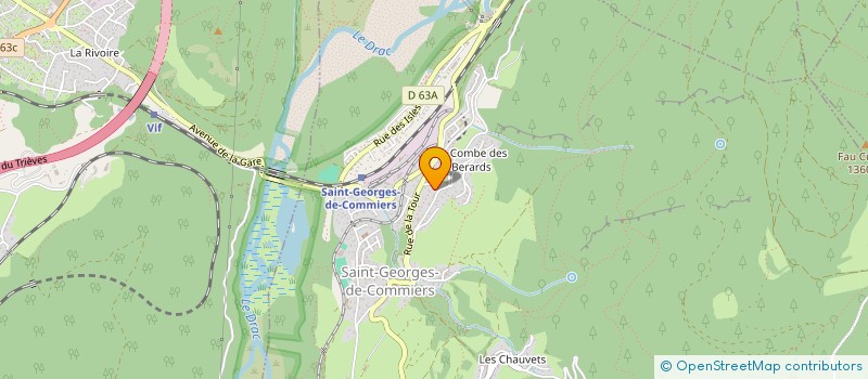 localisation de l'entreprise SCI FECI  SAINT-GEORGES-DE-COMMIERS