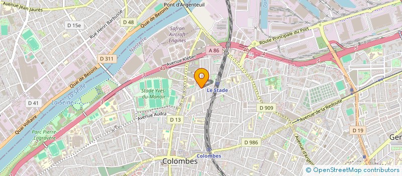 localisation de l'entreprise SCI FED ICO à COLOMBES