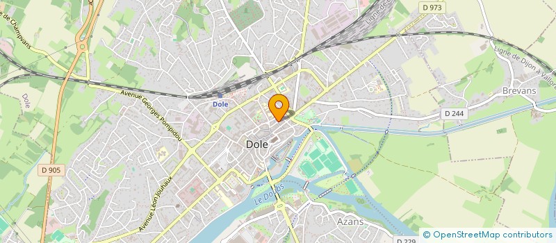 localisation de l'entreprise SCI FEDAL2020 à DOLE