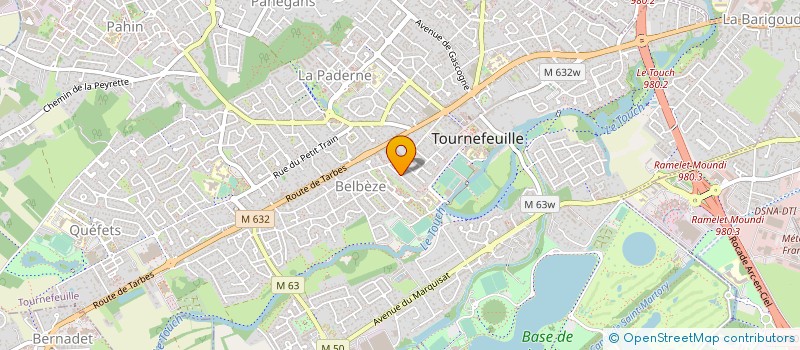 localisation de l'entreprise SCI FEDALA  TOURNEFEUILLE