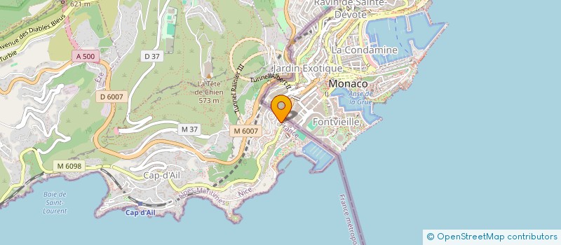 localisation de l'entreprise SCI FEDELFRANCE à CAP D'AIL