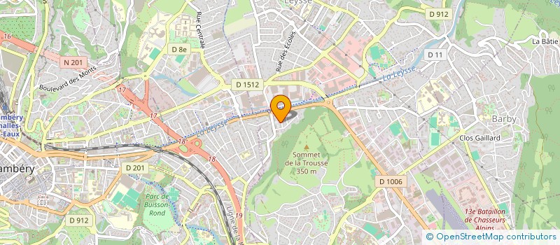 localisation de l'entreprise SCI FEDELI  AIX-LES-BAINS