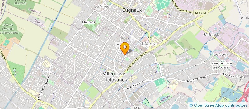 localisation de l'entreprise SCI FEDERICI à VILLENEUVE-TOLOSANE