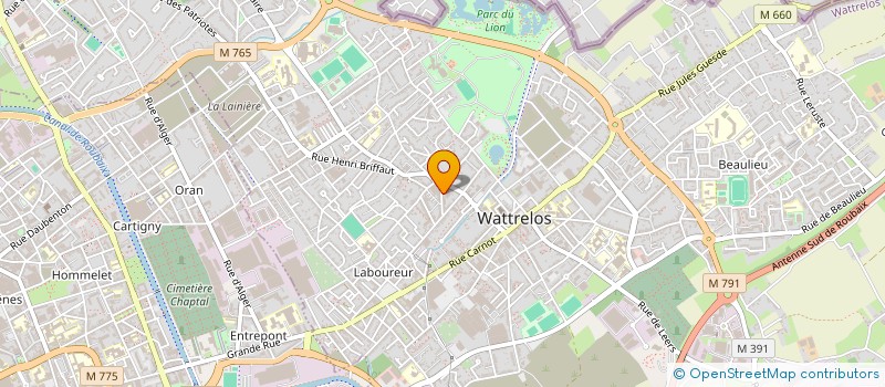 localisation de l'entreprise SCI FEDERICO  WATTRELOS