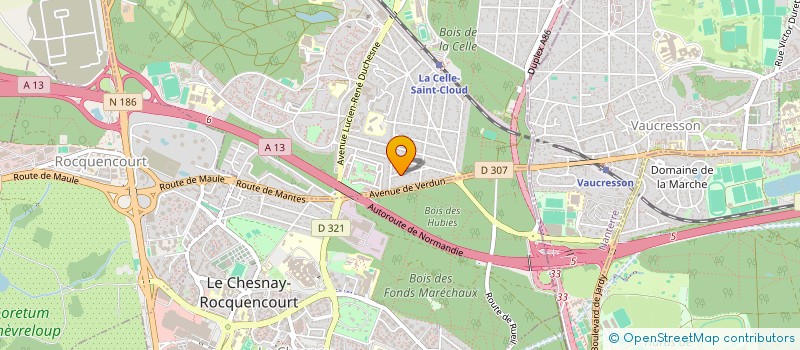 localisation de l'entreprise SCI FEDERSTEIN  LA CELLE-SAINT-CLOUD