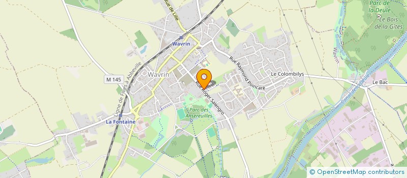 localisation de l'entreprise SCI FEDES IMMO  WAVRIN