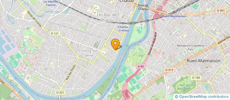 localisation de l'entreprise SCI FEDIDA 1963  CROISSY-SUR-SEINE