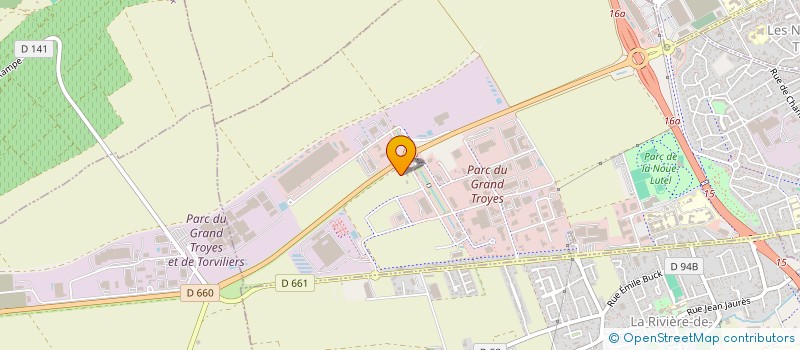 localisation de l'entreprise SCI FEDIMMO 10  SAINTE-SAVINE