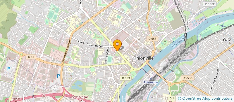 localisation de l'entreprise SCI FEDO à THIONVILLE