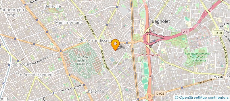 localisation de l'entreprise SCI FEED'HERBE  PARIS