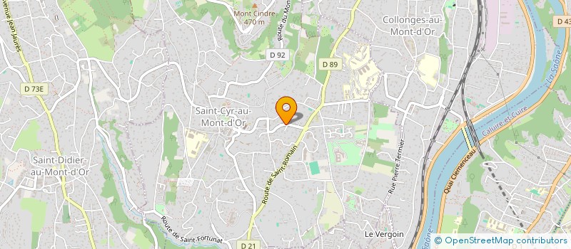 localisation de l'entreprise SCI FEEFI  SAINT CYR AU MONT D OR