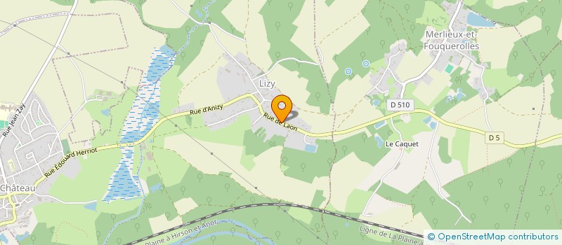 localisation de l'entreprise SCI FEEGE  ANIZY-LE-GRAND
