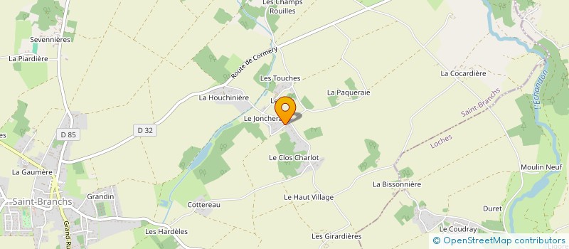 localisation de l'entreprise SCI FEEL  SAINT-BRANCHS