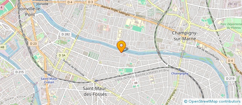 localisation de l'entreprise SCI FEEL & YOU à SAINT-MAUR-DES-FOSSES