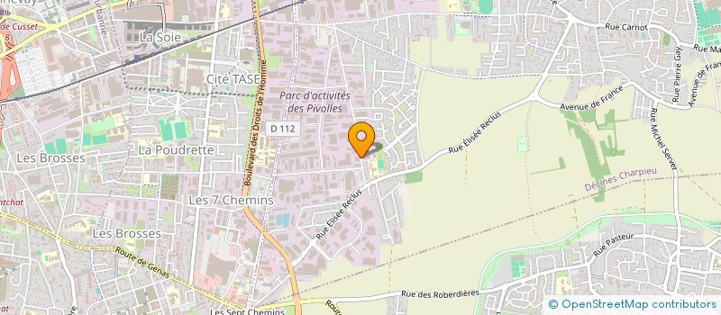 localisation de l'entreprise SCI FEELING  DECINES-CHARPIEU