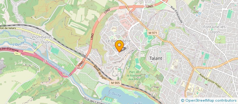 localisation de l'entreprise SCI FEELING S  TALANT