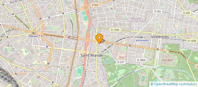 localisation de l'entreprise SCI FEELUCIAL à SAINT-MANDE