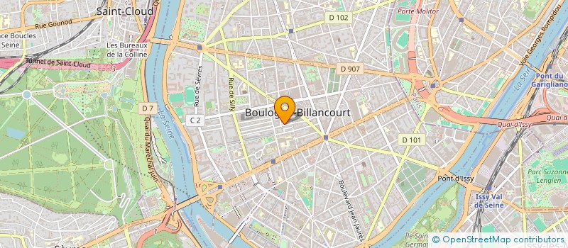 localisation de l'entreprise SCI FEERTCHAK-ROBERT FLEURY à BOULOGNE-BILLANCOURT
