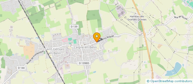 localisation de l'entreprise SCI FEG  LAIGNE-EN-BELIN