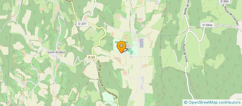 localisation de l'entreprise SCI FEGAIER  RATIERES