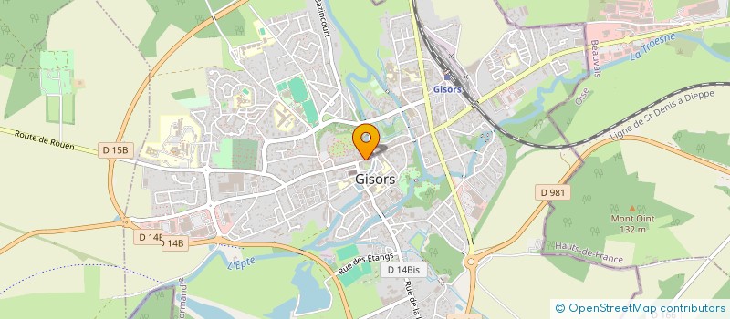 localisation de l'entreprise SCI FEGEANT à GISORS