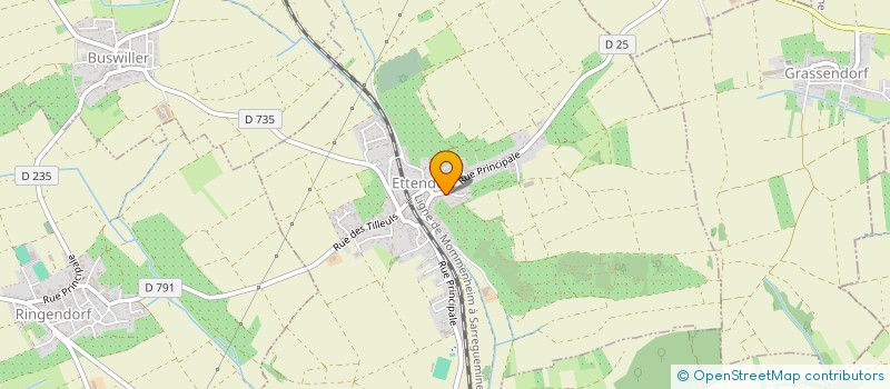 localisation de l'entreprise SCI FEGER BLENC  ETTENDORF