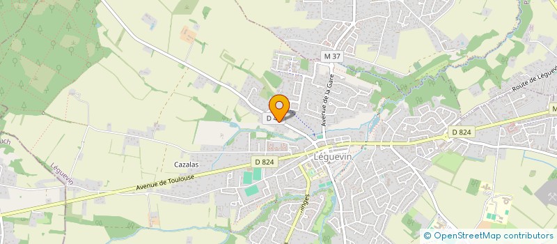 localisation de l'entreprise SCI FEGI  LEGUEVIN