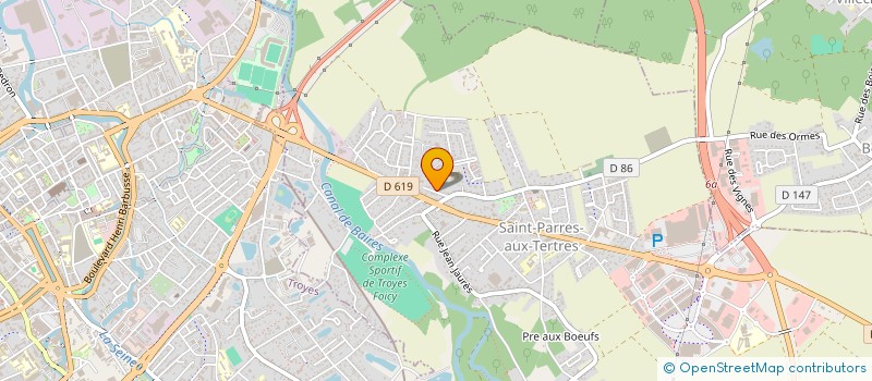 localisation de l'entreprise SCI FEGIB  SAINT-PARRES-AUX-TERTRES