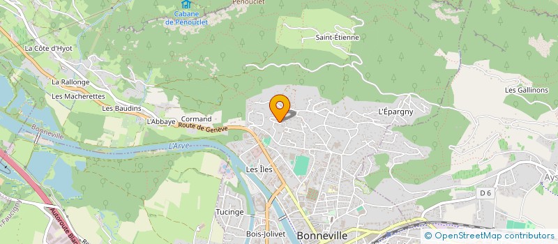 localisation de l'entreprise SCI FEHIMAN  BONNEVILLE