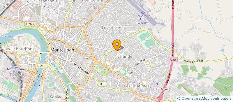 localisation de l'entreprise SCI FEILLE  MONTAUBAN