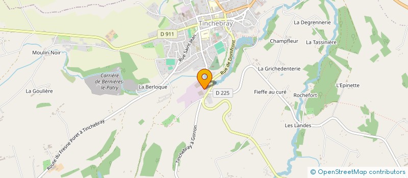 localisation de l'entreprise SCI FEILLET  TINCHEBRAY-BOCAGE