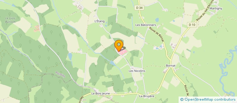 localisation de l'entreprise SCI FEJAL  POISSON